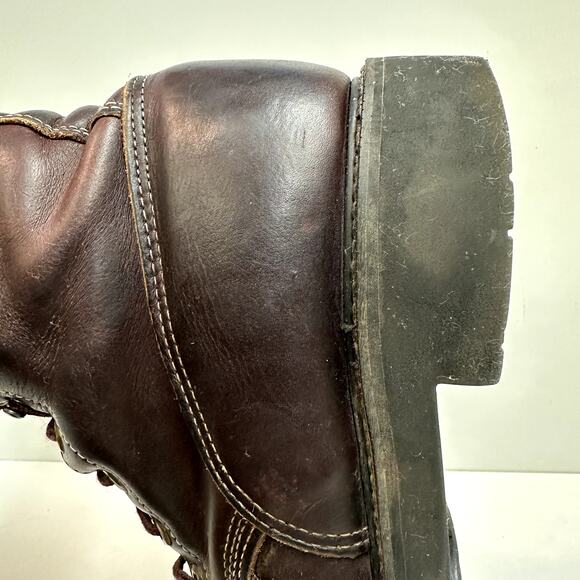 Justin Men's 761 8" Double Comfort Collection Work Boot Kiltie Made in USA 8.5 - Picture 9 of 10